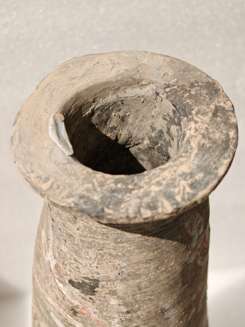 东汉 彩绘灰陶三层多枝灯 - 图158