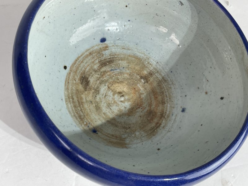 清中期 霁蓝釉钵式炉 - 图6