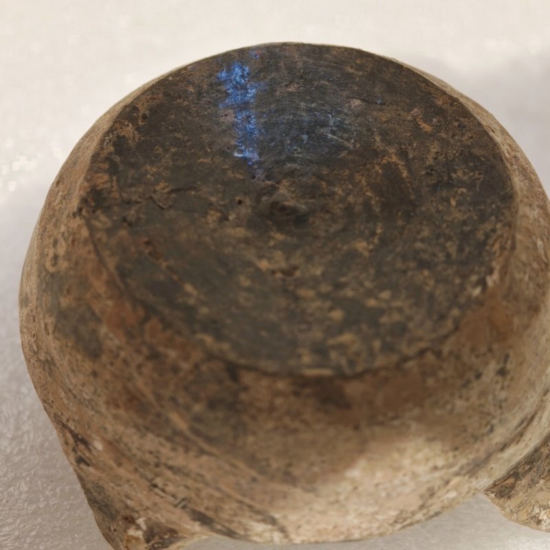 东汉 彩绘灰陶三层多枝灯 - 图15