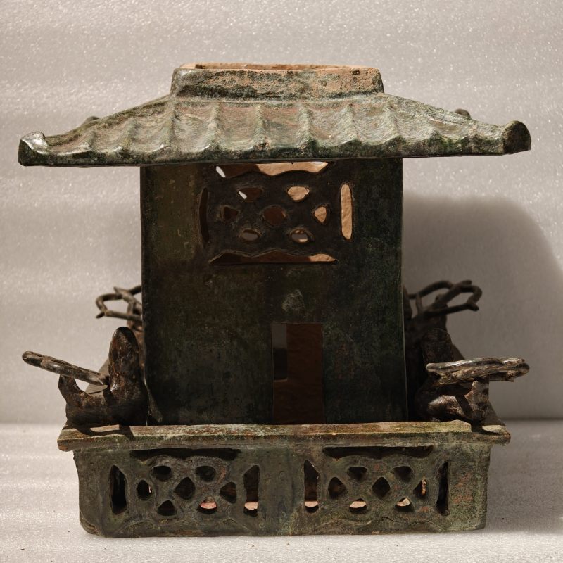 汉 绿釉陶楼 - 图62