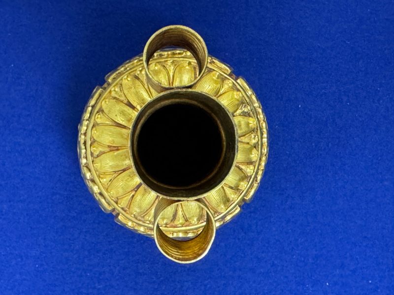 明 金質獸面紋投壺 - 图6