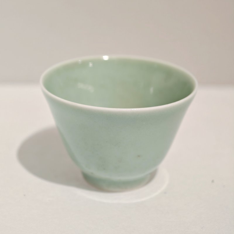 清乾隆 青釉杯 - 图4