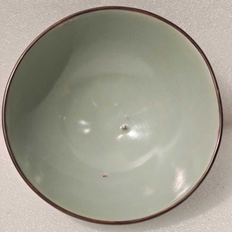 宋 龙泉窑粉青釉莲瓣碗 - 图9