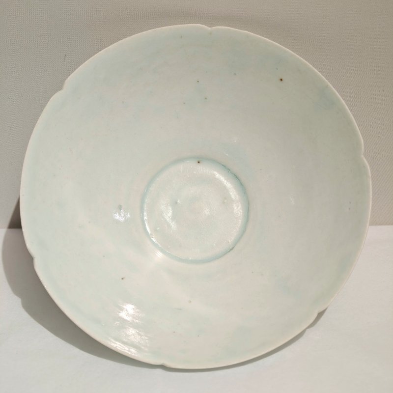 宋 湖田窑青白釉葵口碗 - 图6
