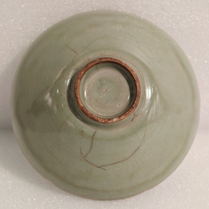 宋 龙泉窑粉青釉花口碗 - 图7