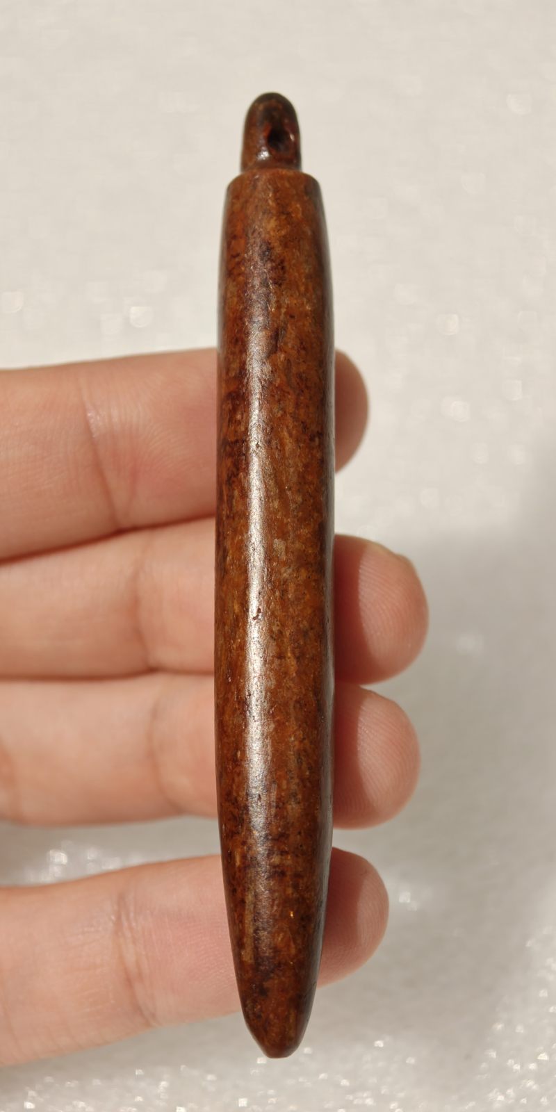 良渚文化 红沁玉锥形器 - 图4