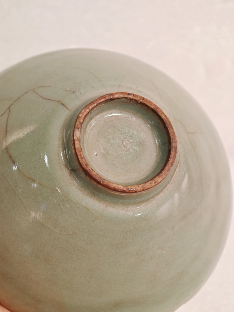 宋 龙泉窑粉青釉花口碗 - 图12