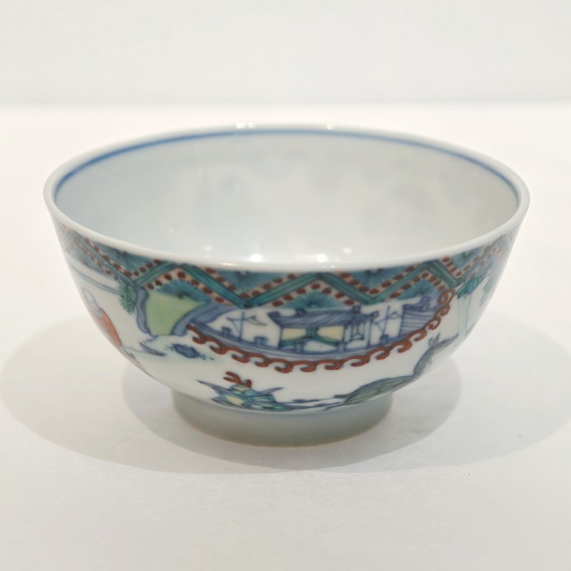 清康熙 斗彩八蛮进宝图杯 - 图6