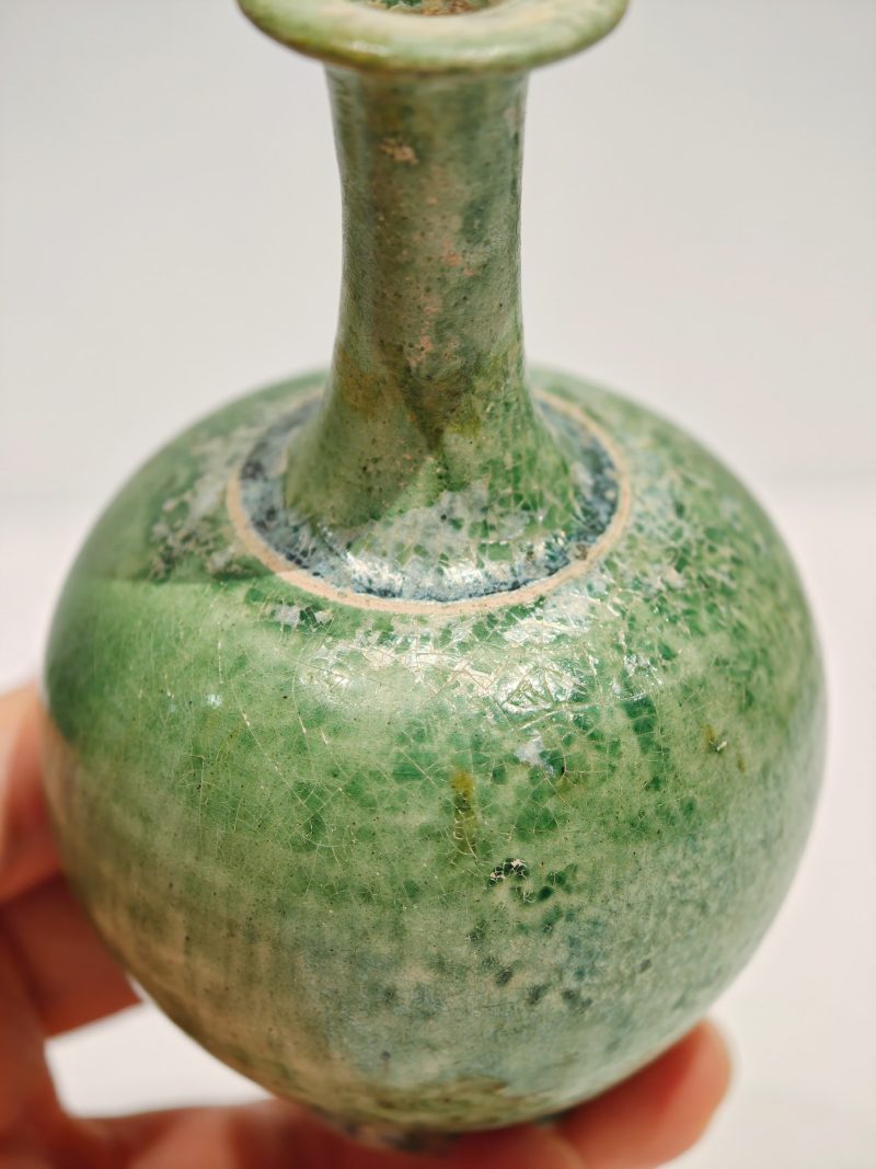 北齐 绿釉器物一组四件 - 图18