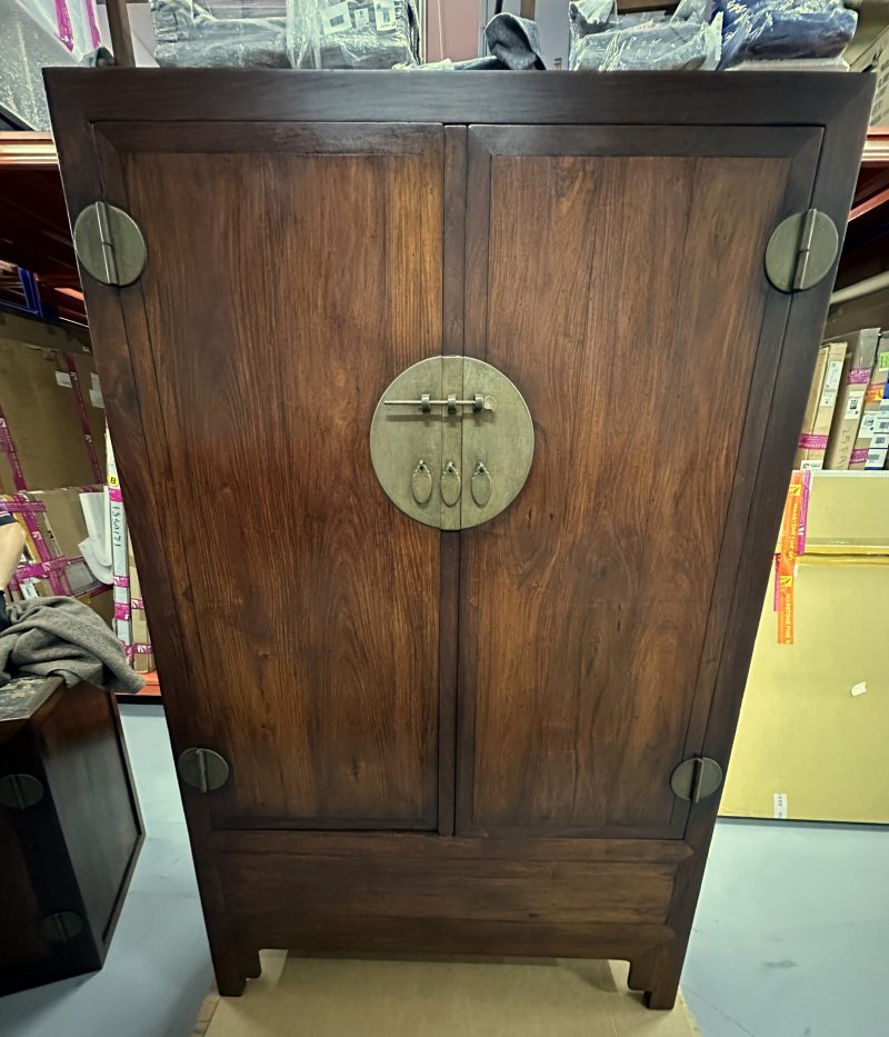 19世纪 黄花梨顶箱柜 - 图75