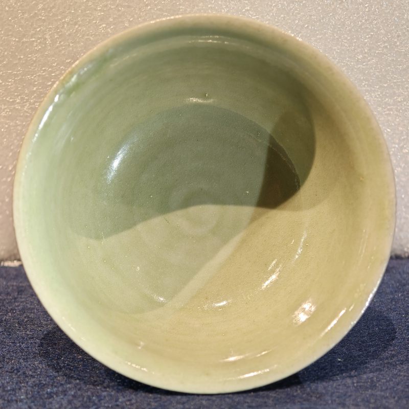 五代 越窑青釉高足杯 - 图6