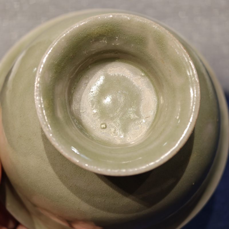五代 越窑青釉高足杯 - 图9