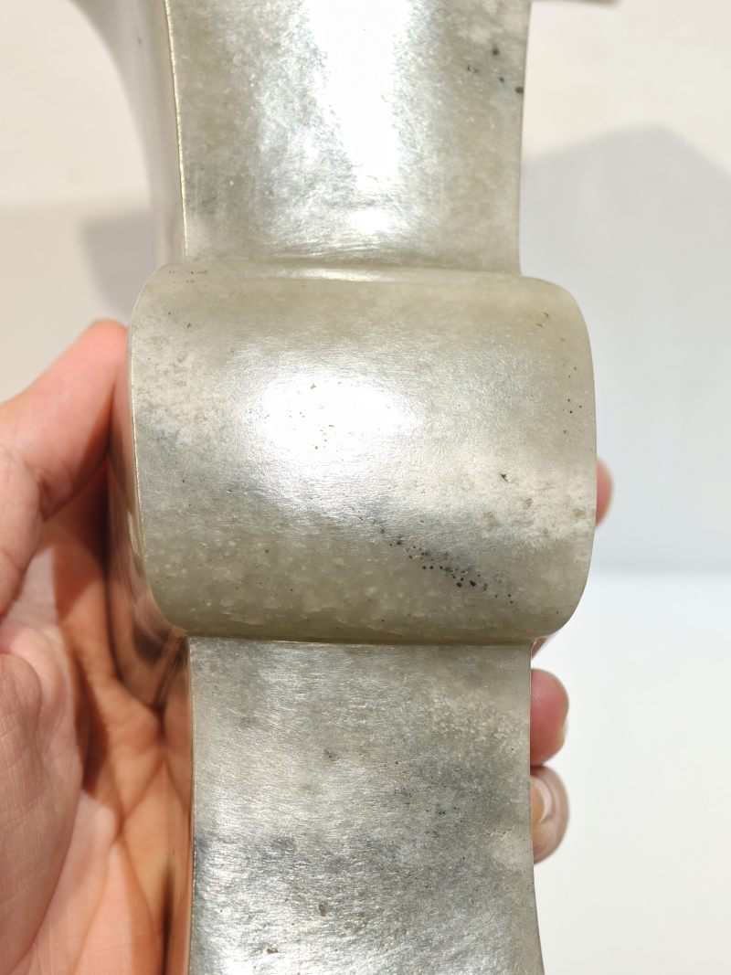 清 玉青花料觚 - 图12