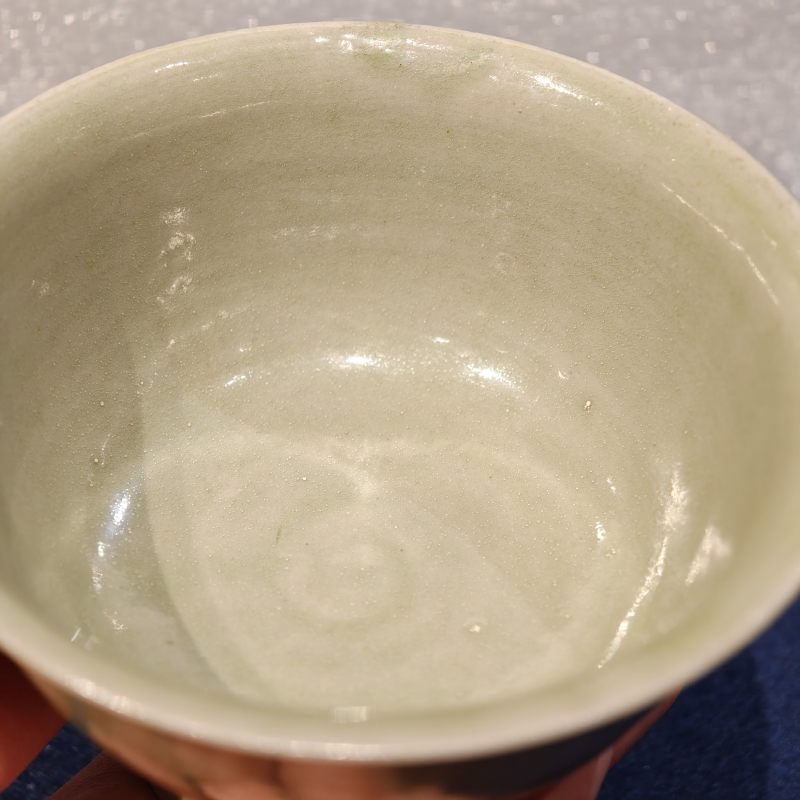 五代 越窑青釉高足杯 - 图11
