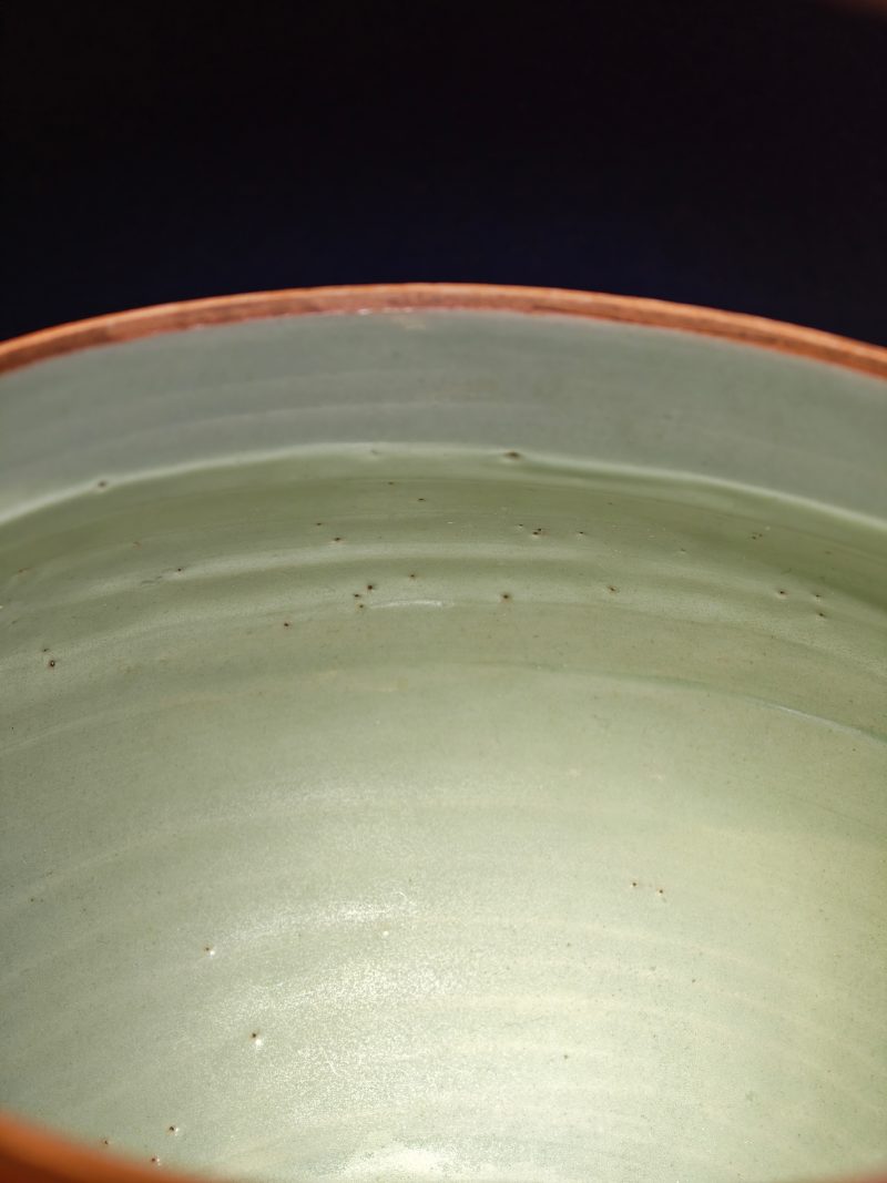 元 龙泉窑粉青釉线条罐 - 图11