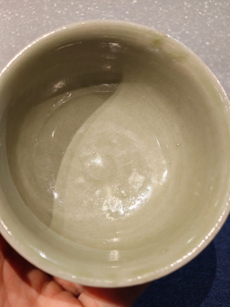 五代 越窑青釉高足杯 - 图12