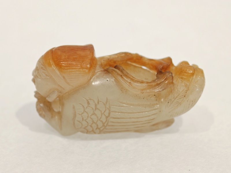 辽 白玉圆雕迦陵频伽饰 - 图4