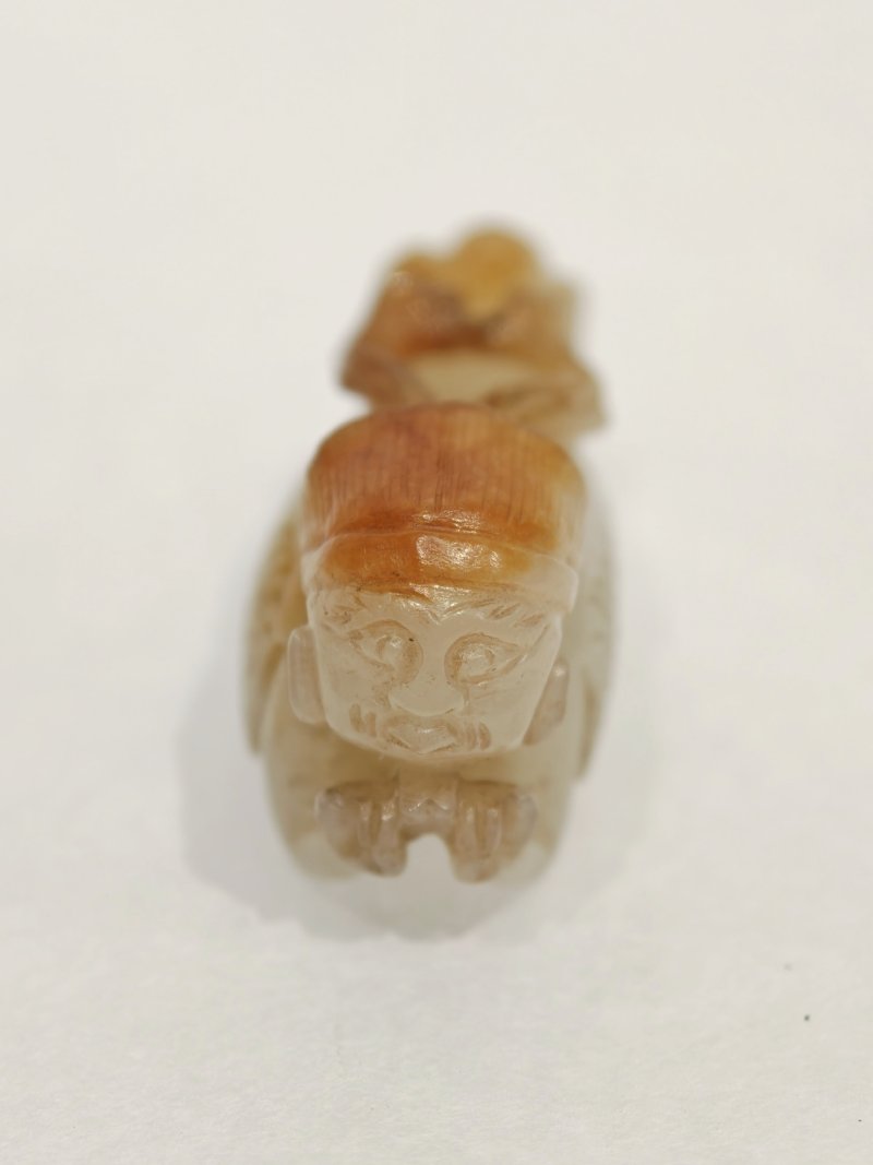 辽 白玉圆雕迦陵频伽饰 - 图3