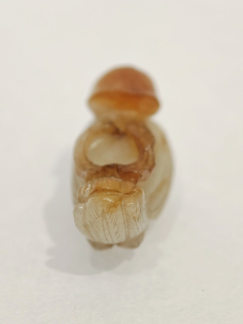 辽 白玉圆雕迦陵频伽饰 - 图5