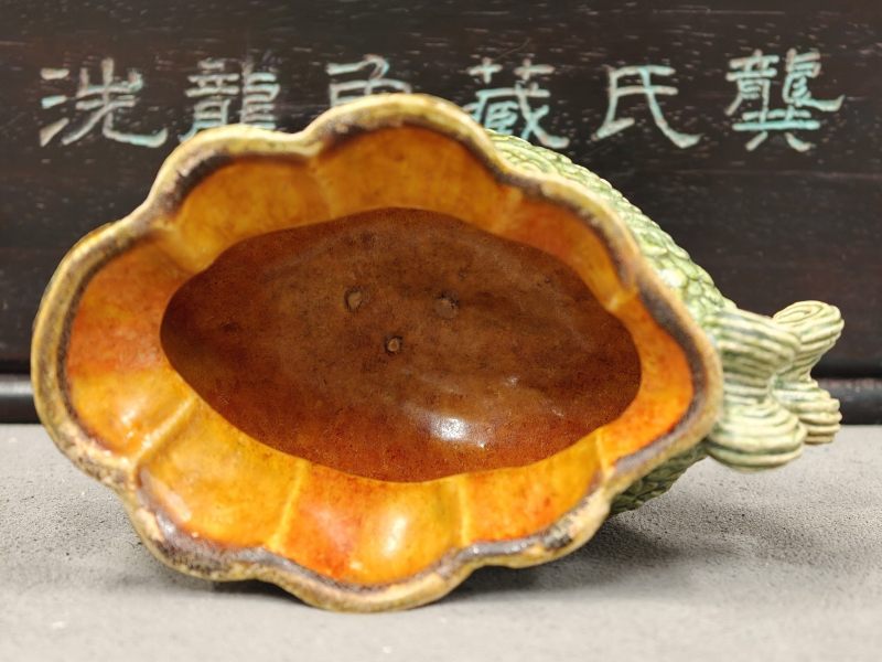 唐 三彩鱼形水丞 - 图9