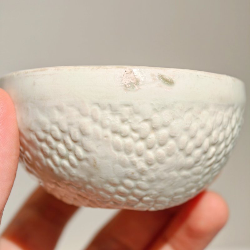 宋 白釉柳斗形钵 - 图8