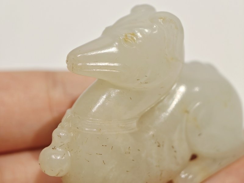 宋 白玉卧犬 - 图11
