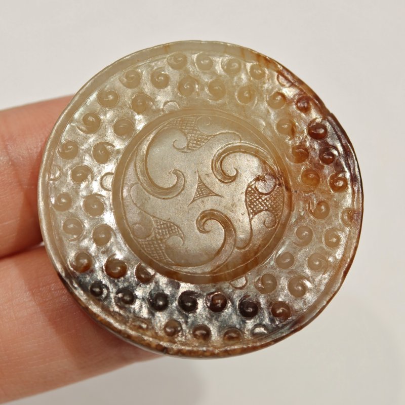 汉 玉剑饰一组四件 - 图4