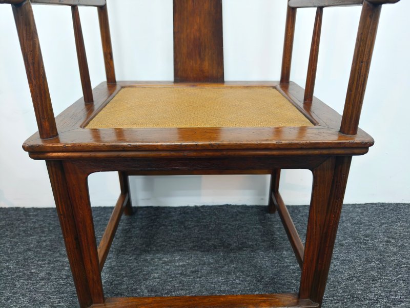 清 黄花梨四出头官帽椅 - 图6
