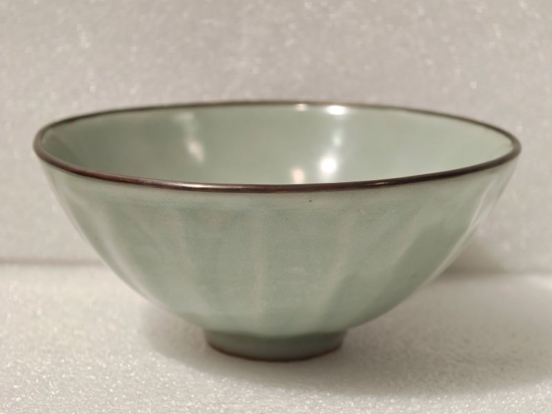 宋 龙泉窑粉青釉莲瓣碗 - 图7