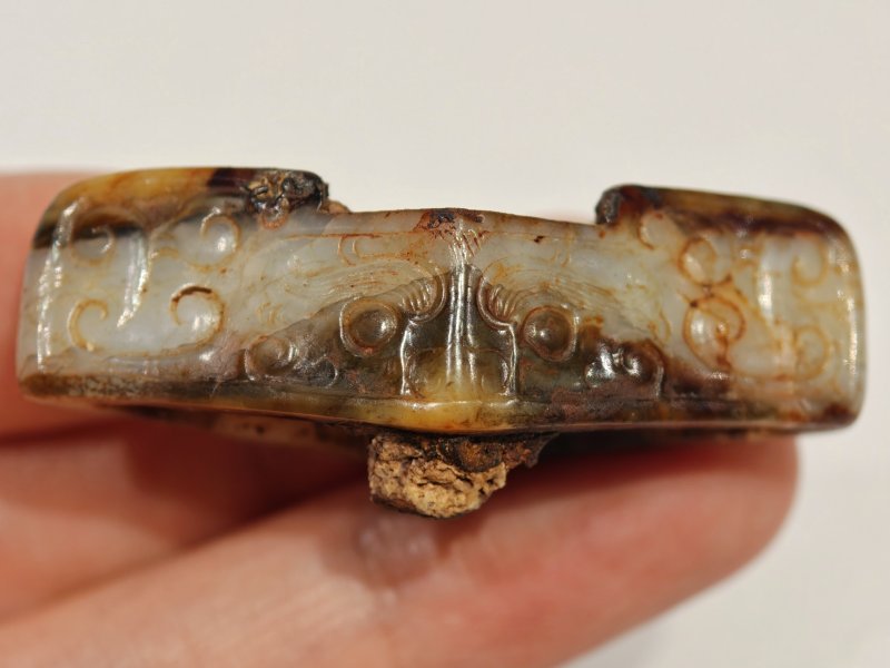 汉 玉剑饰一组四件 - 图8