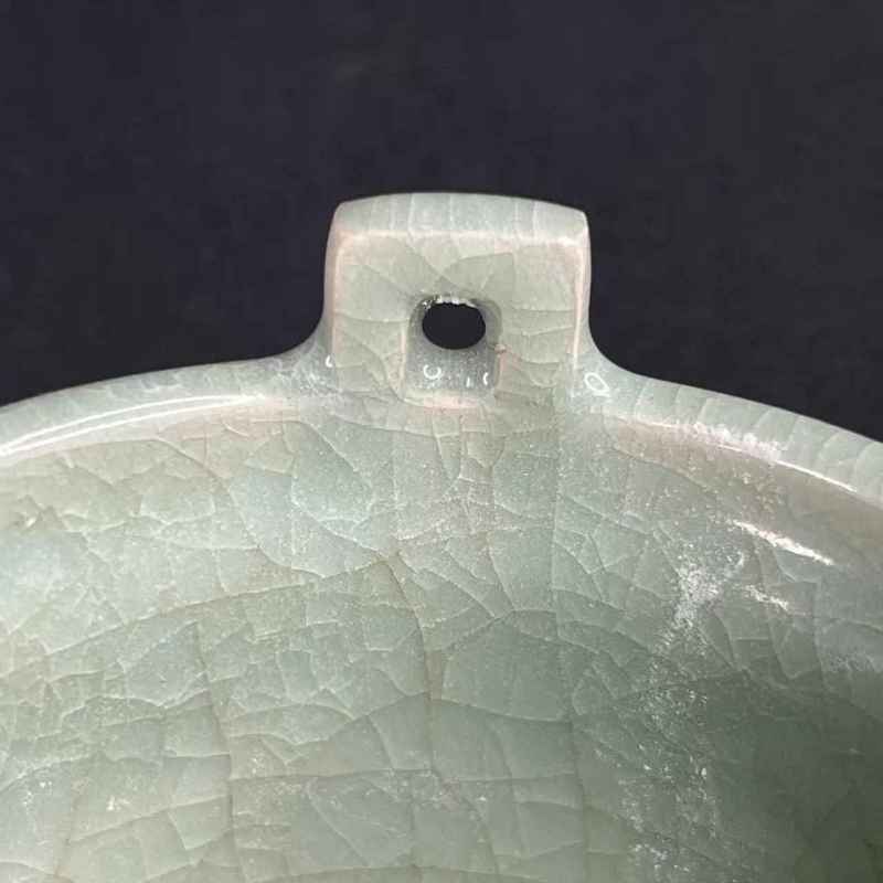 清中期 青釉八卦纹香炉 - 图8
