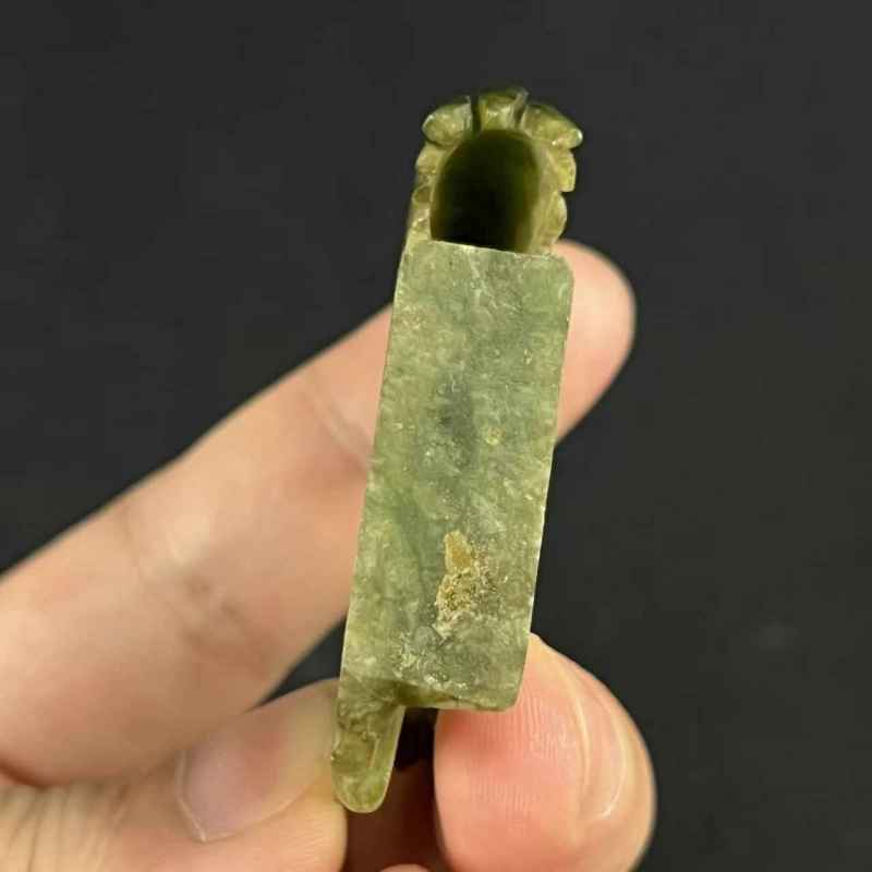 清 翡翠大吉大利摆件一对 - 图10