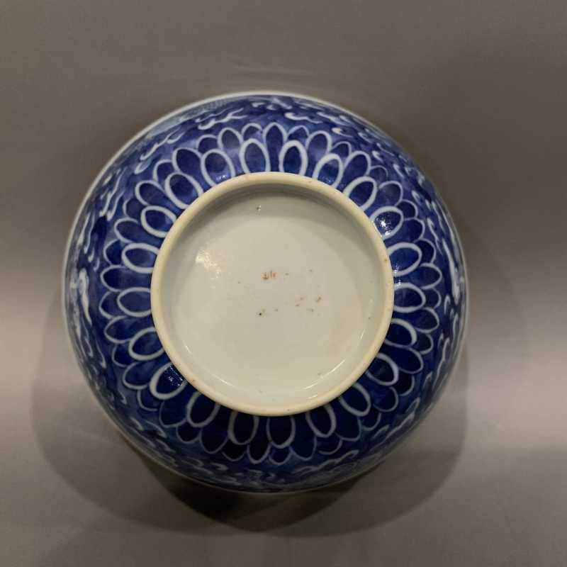 清 青花留白龙纹碗 - 图6