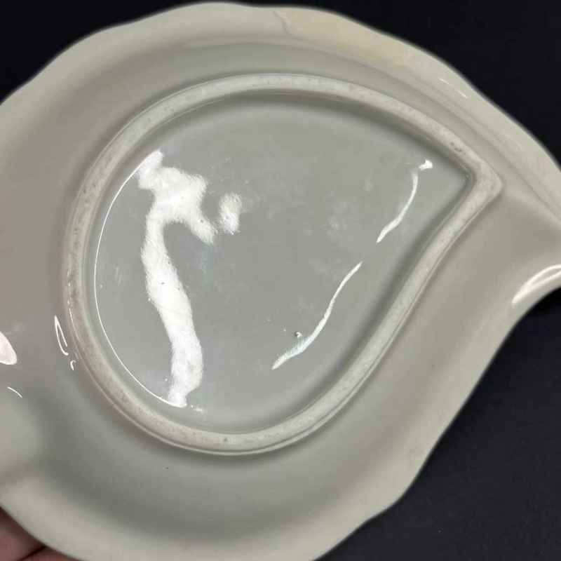 清 德化窑树叶形笔添 - 图9