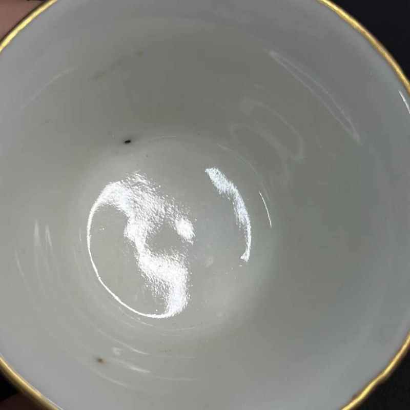 清 粉彩鱼蟹图杯 - 图8