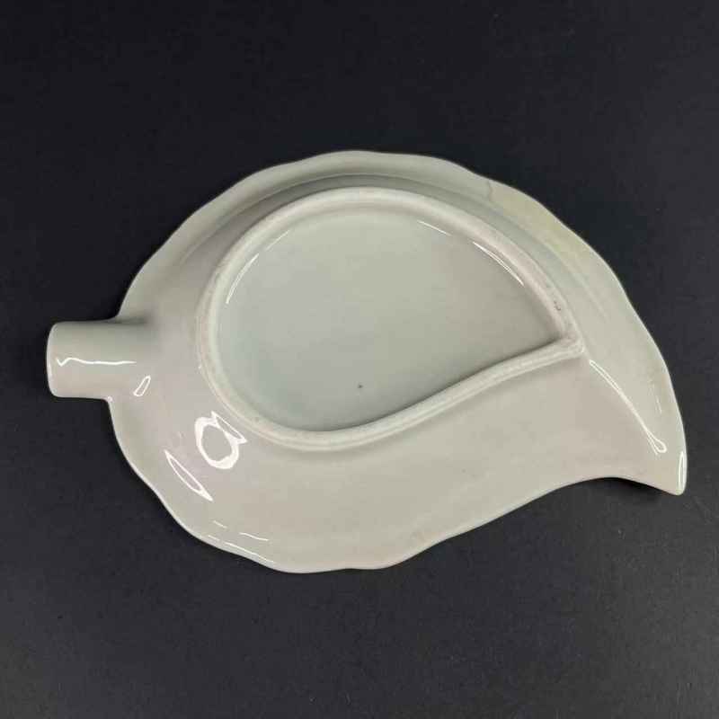 清 德化窑树叶形笔添 - 图11