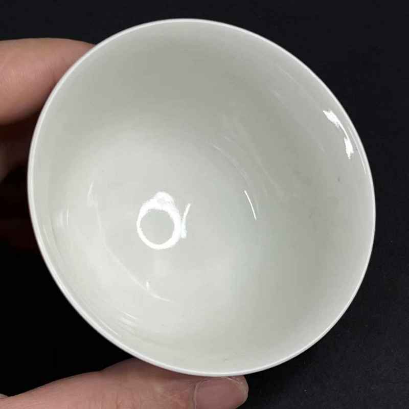清中期 青花釉里红杯一对 - 图15