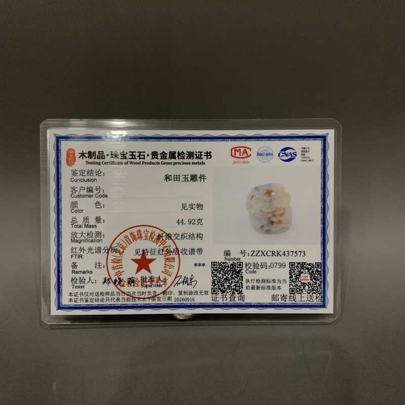 晚清 和田玉春水鹭丝炉顶 - 图7