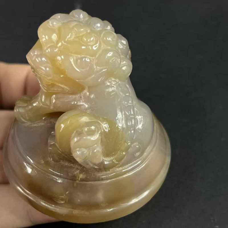 民国 玛瑙活环耳炉（已评级） - 图7