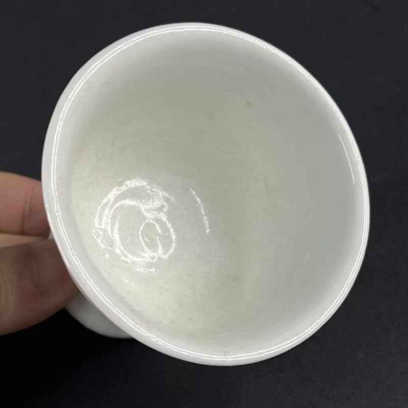 清 德化窑高足杯 - 图3