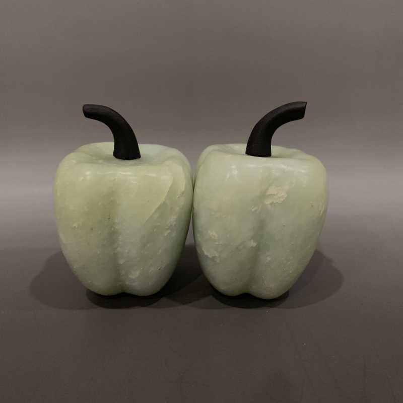 创汇 岫玉柿子椒摆件