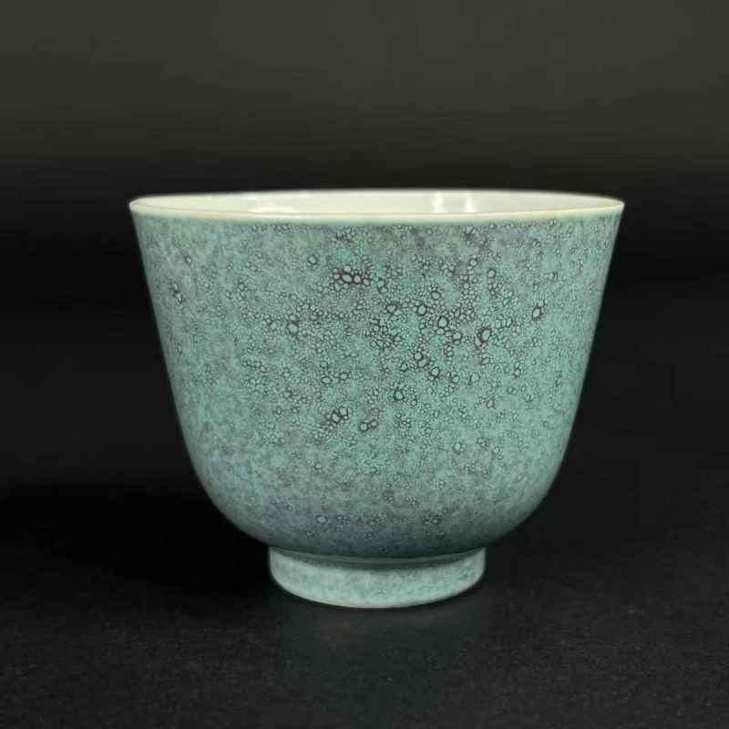 清宣统 炉钧釉杯