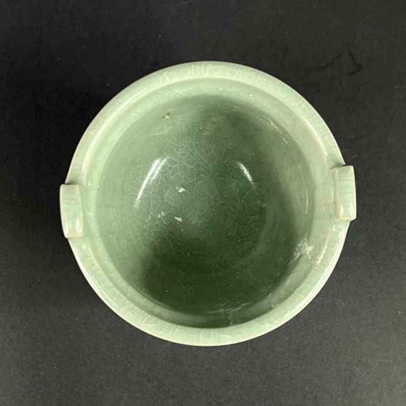 清中期 青釉八卦纹香炉 - 图5
