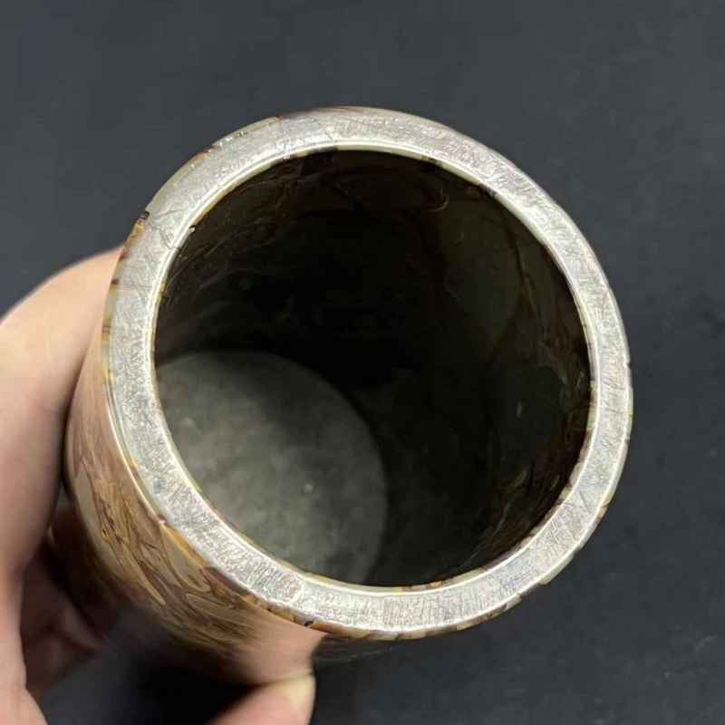清末 布丁石笔筒 - 图3