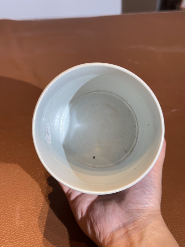 清康熙 青花“凤仪亭”笔筒 - 图9