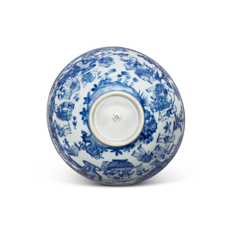 明成化 青花二十子嬰戲圖盌  CHENGHUA PERIOD (1465-1487) - 图4
