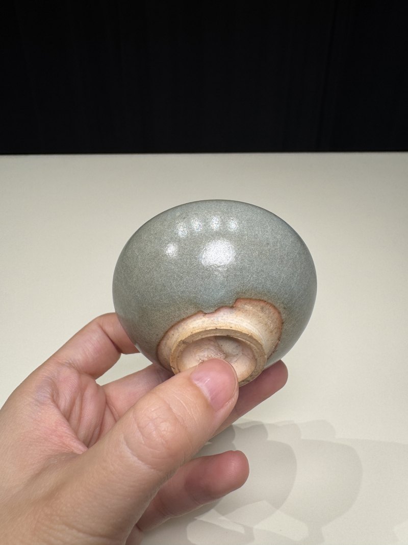 明 钧窑紫斑泡泡盏一对 - 图3