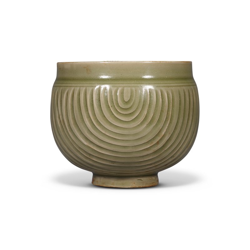 北宋 耀州窯青釉柳斗缽  NORTHERN SONG DYNASTY (960-1127)