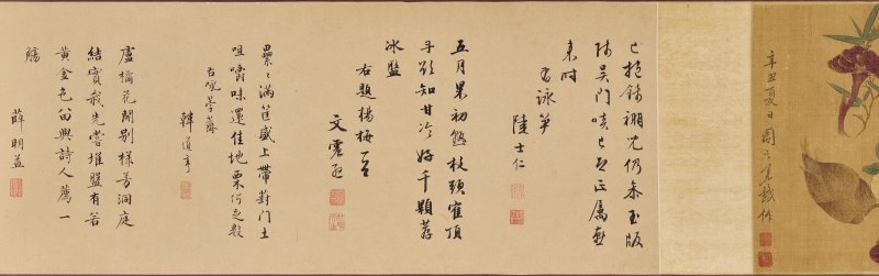 明 周之冕（約1550-1610）  芳林羣實圖 - 图6