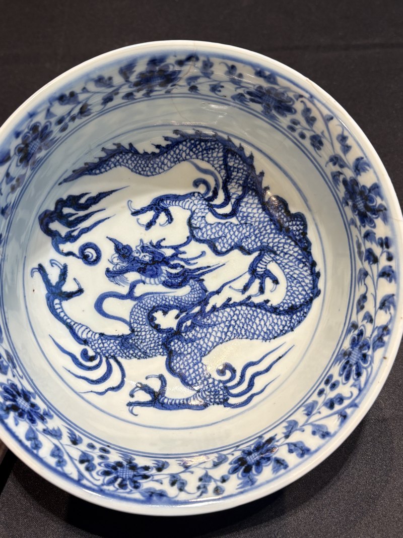 元 青花雲龍紋碗 - 图17